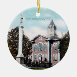 Howard Landkreis Court House, Keramik Ornament