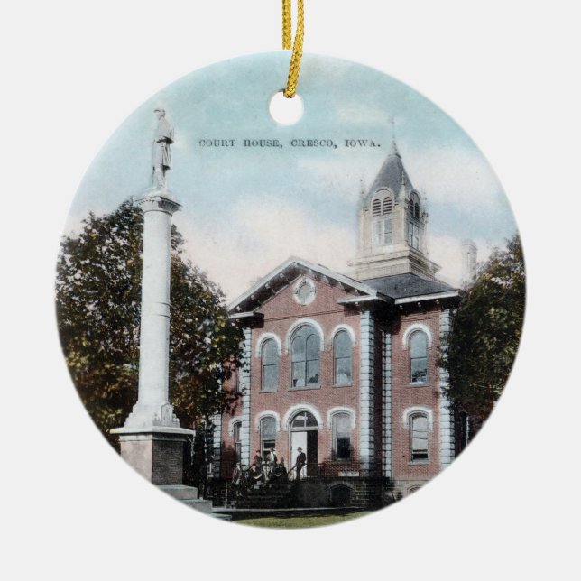 Howard Landkreis Court House, Keramik Ornament (Vorne)