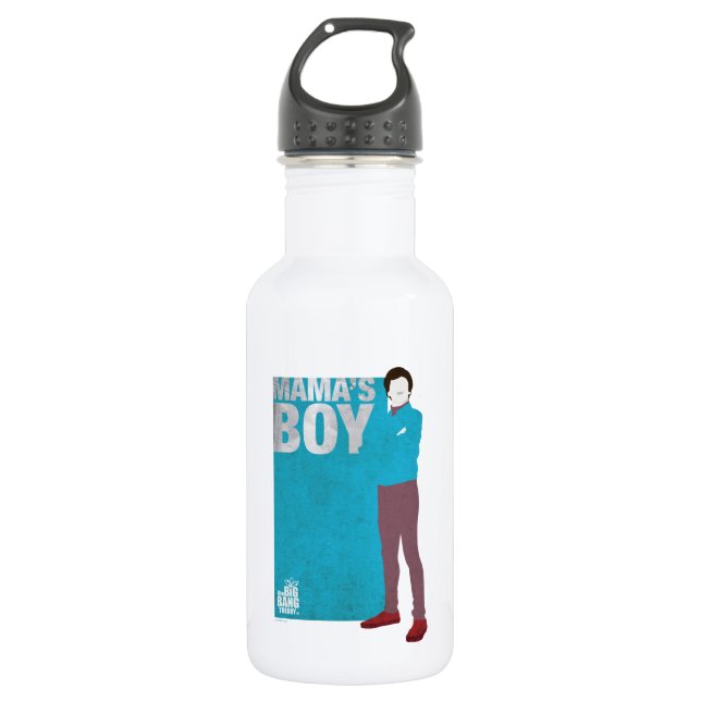 Howard | Mama's Boy Edelstahlflasche (Vorderseite)