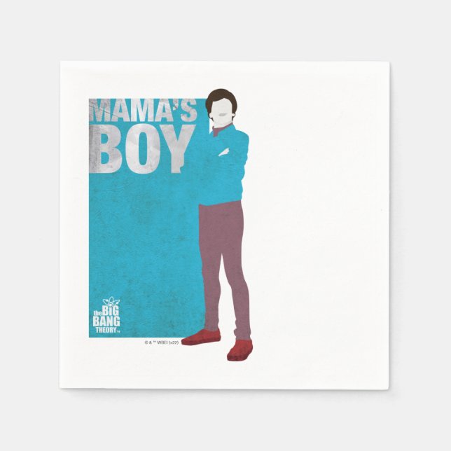 Howard | Mama's Boy Serviette (Vorderseite)