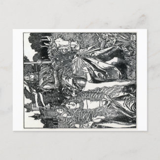 Howard Pyles "King Arthur" Postkarte