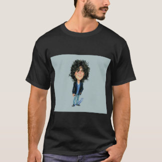 Howard Stern Art Black Throw Blanket T-Shirt