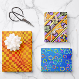 Howard, Taffi & Barceloneta Sampler Packpapier Geschenkpapier Set
