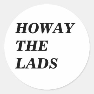 HOWAY LES JEUNES HOMMES dans des autocollants de