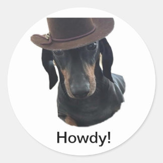 Howdy! Aufkleber