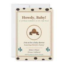 Howdy Baby Western Aufkleberbogen — Hufeisen, Kakt