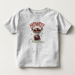 Howdy Christmas - Reindeer Buck Kleinkind T-shirt