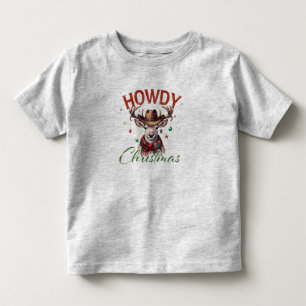 Howdy Christmas - Reindeer Buck Kleinkind T-shirt
