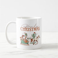 Howdy Christmas Typografie, Texas Symbol Graphics