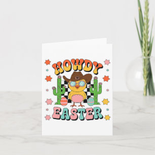 Howdy Cowboy Chicks Dig Me Osterfest Karte