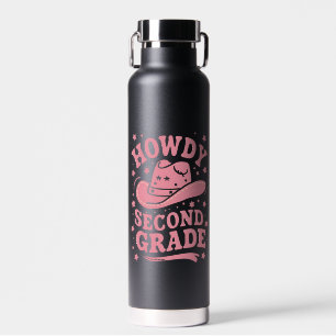 Howdy Cowboy Cowgirl zurück in die Schule Trinkflasche