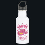 Howdy Cowboy Cowgirl zurück zur Schule Edelstahlflasche<br><div class="desc">Howdy Cowboy Cowgirl zurück zur Schule</div>