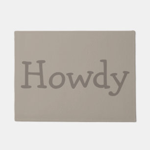 Howdy Doormat Geschenk Fußmatte