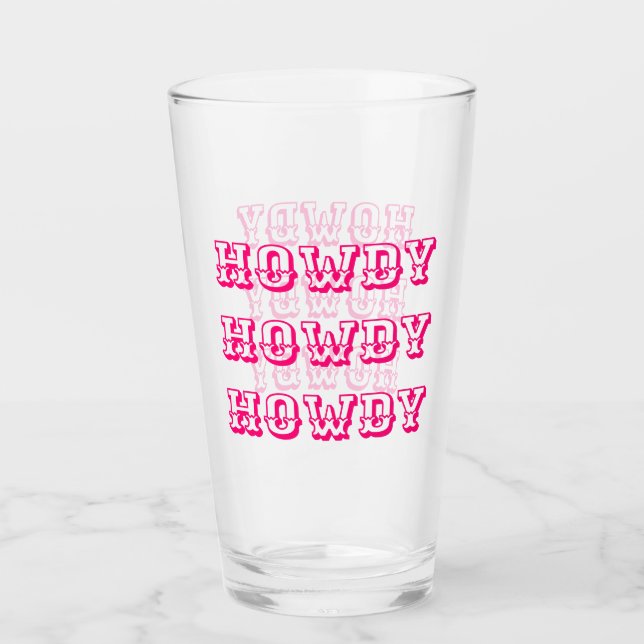 Howdy Glas (Vorderseite)