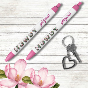 Howdy Gorgeous Rustic Chic Floral Kugelschreiber