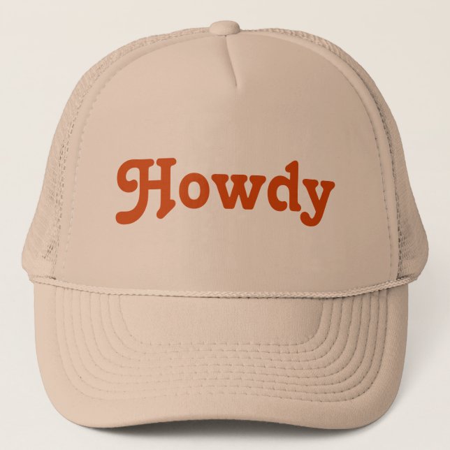 Howdy Hat Truckerkappe (Vorderseite)