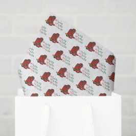 HOwdy HOwdy HOwdy Christmas Cowboy Boots Seidenpapier