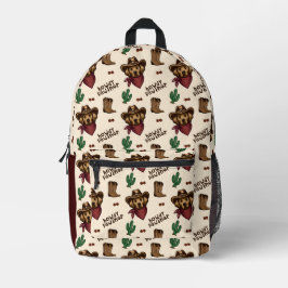 Howdy Pawtner Backpack Bedruckter Rucksack