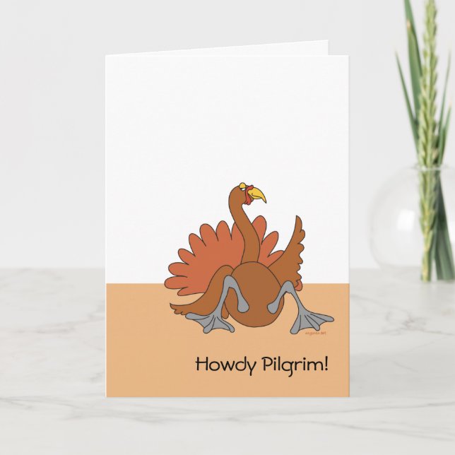 Howdy Pilgrim - Carte de vacances (Devant)