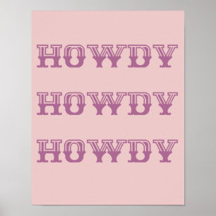 Howdy Poster