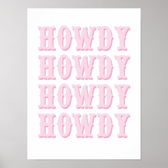 Howdy Poster (Devant)