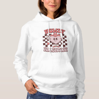 Howdy Valentine Kuh Hoodie