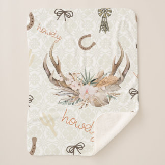 Howdy Western Blanket Sherpadecke