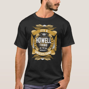 HOWELL Name, Familienname HOWELL Wappen T-Shirt