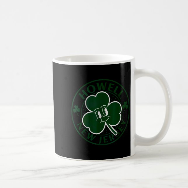 Howell New Jersey Irish Shamrock Nj Retro Souvenir Kaffeetasse (Rechts)