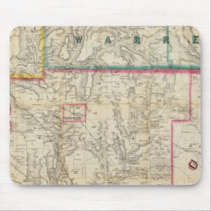 Howe's Map of The Oil District of Pennsylvania Mousepad
