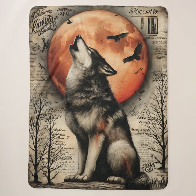 Howl & Hallow - Unter dem brennenden Mond Sherpadecke (Vorderseite)