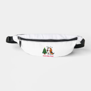 Howl-iday Cheer Beagle mit einem Weihnachtsbaumdes Bauchtasche