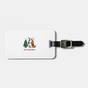 Howl-iday Cheer Beagle mit einem Weihnachtsbaumdes Gepäckanhänger