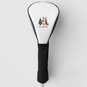 Howl-iday Cheer Beagle mit einem Weihnachtsbaumdes Golf Headcover