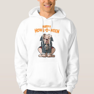 Howl-o-ween englische Bulldoghund Mom halloween co Hoodie