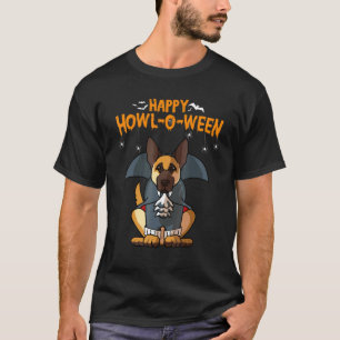 Howl-O-Ween German Shepherd Costume Halloween T-Shirt
