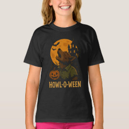 Howl-O-Ween Halloween T - Shirt - Funny Werewolf P