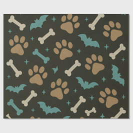 Howl-O-Ween Paws & Bones Collection Geschenkpapier