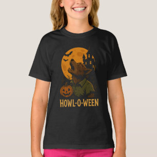 Howl-O-Ween T-Shirt d'Halloween - Funny Werewolf P