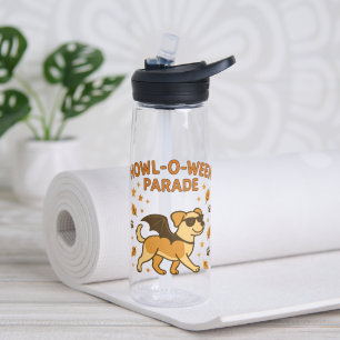 Howl-O-Ween-Umzug Hund Halloween Lustige Fledermau Trinkflasche