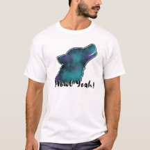 Howl Yeah! Space Galaxy Wolf Silhouette