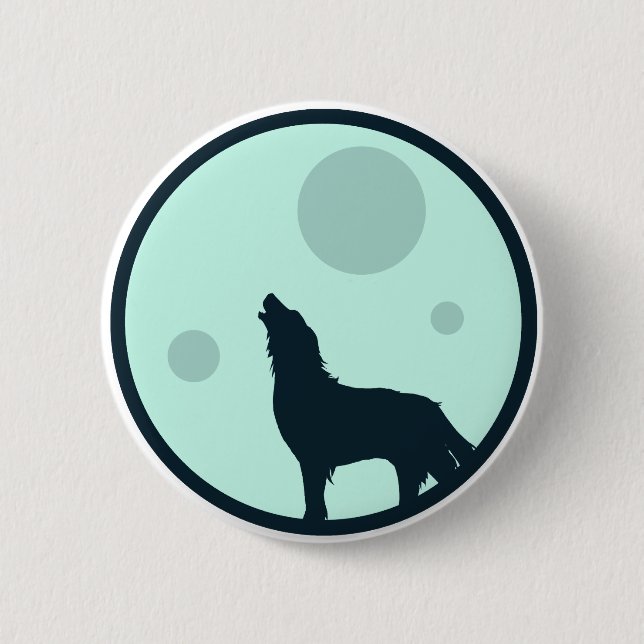 Howl zum Mond Button (Vorderseite)