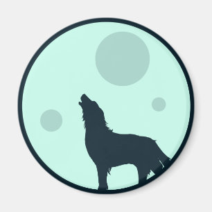 Howl zum Mond Magnet