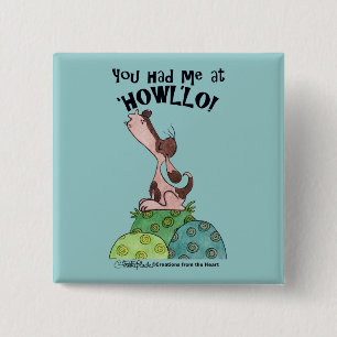 Howler Dog Button