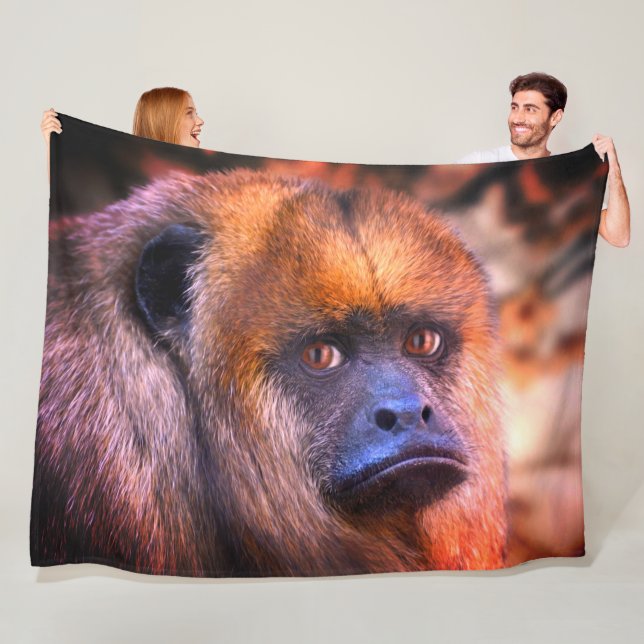 Howler Monkey Fleecedecke (Beispiel)