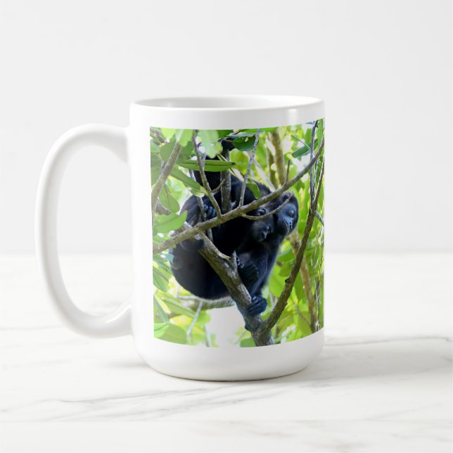 Howler Monkey-Tasse Kaffeetasse (Links)
