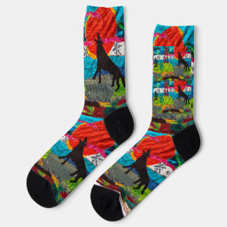 Howler, Wolf. Socken