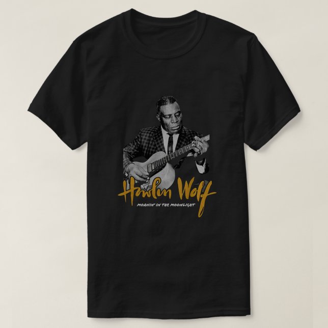 Howlin' Wolf Howlin' Wolf Moanin im Mondlicht T-Shirt (Design vorne)