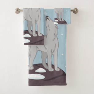 Howling Arctic Wolf
