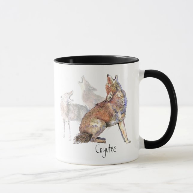 Howling Coyote Coffee Mug (Droite)